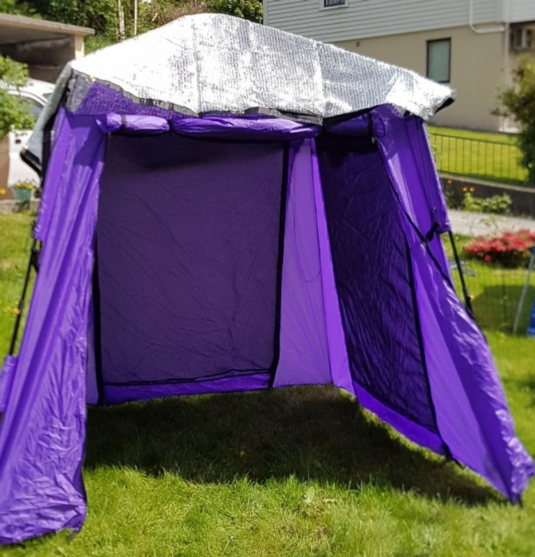 Silvershade (sølvduk) 3 x 3 m