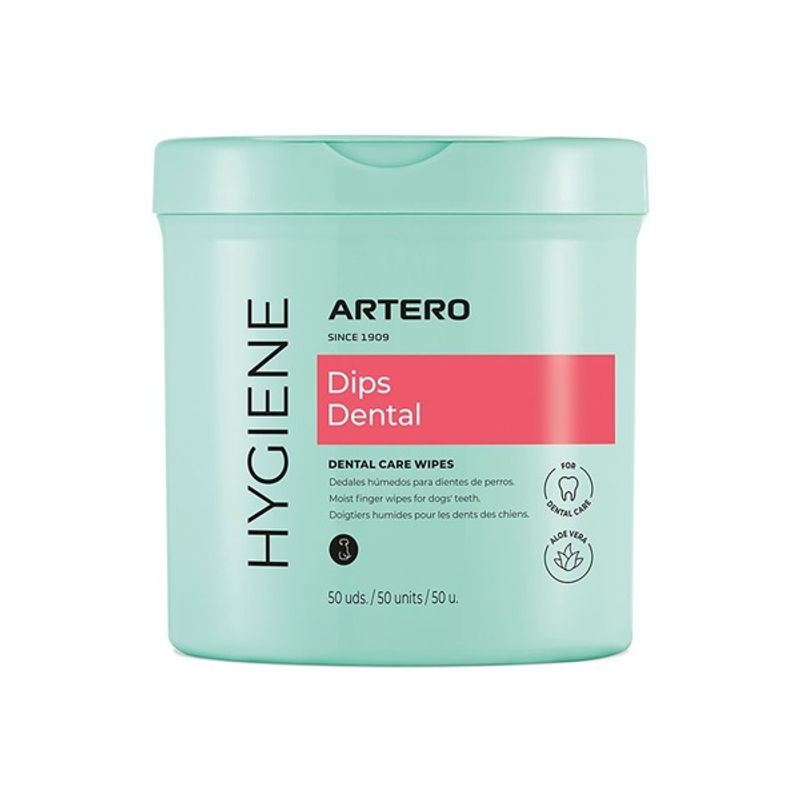 Artero Dips Dental Wipes – fingerpads for rengjøring av hundens tenner