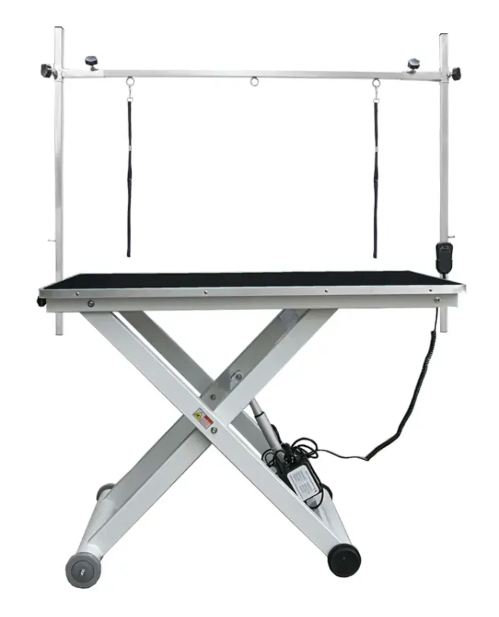  TE108 Elektrisk trimmebord 120 cm - svart matte