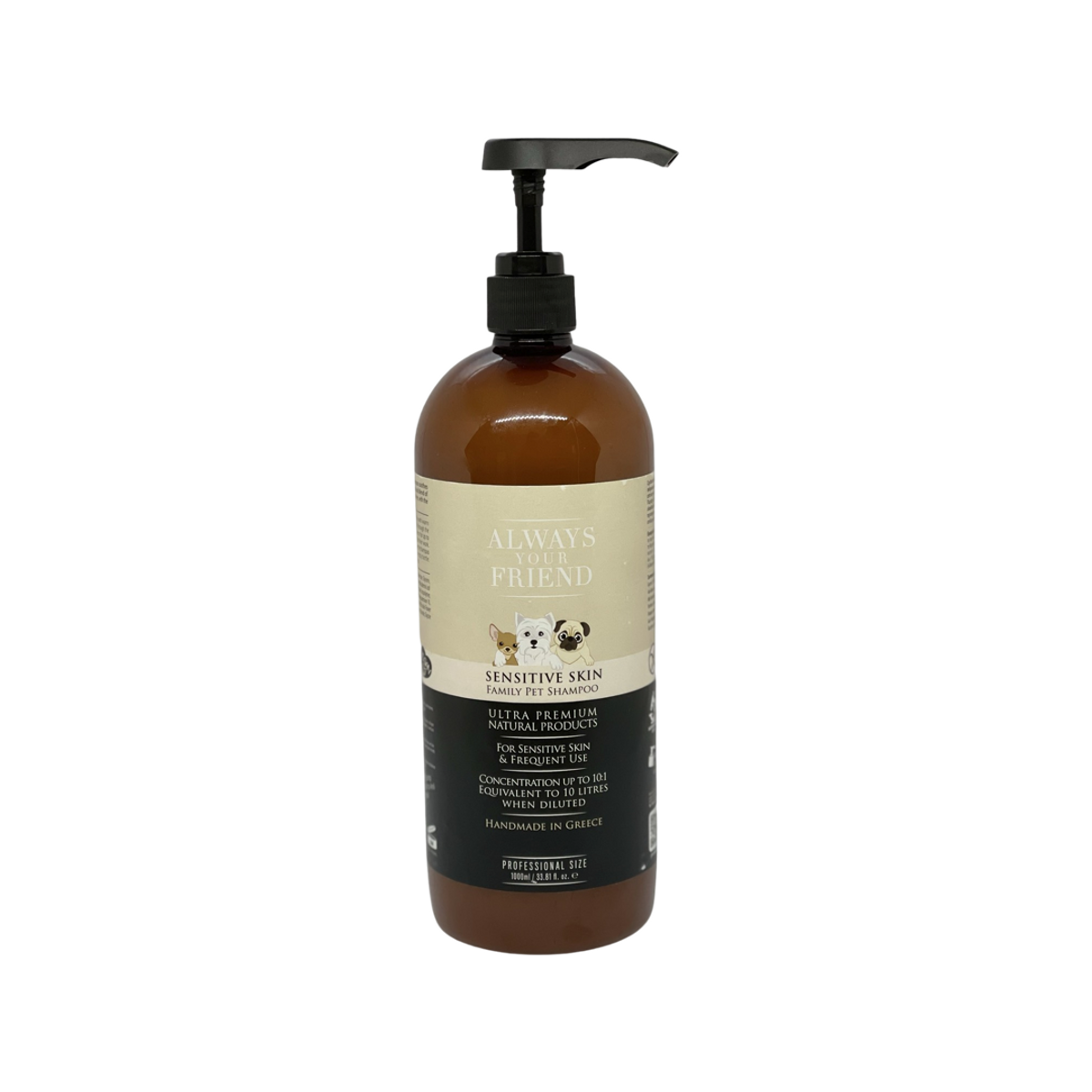 AYF Sensitive Skin Natural Sjampo, 1000 ml