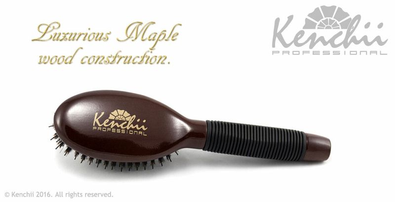 KENCHII - Boar Nylon Brush Small